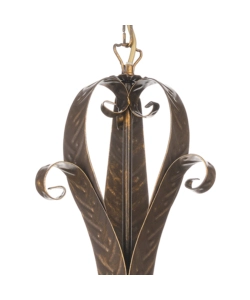 LAMPADARIO 5 LUCI ONLI "SONIA" BRONZO E14